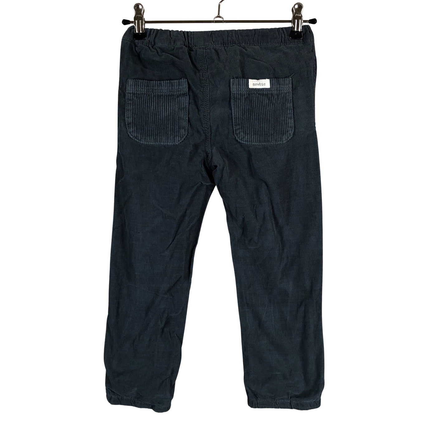 Unisex Newbie - Velvet pants, size 98 - 104 - Blue (2)