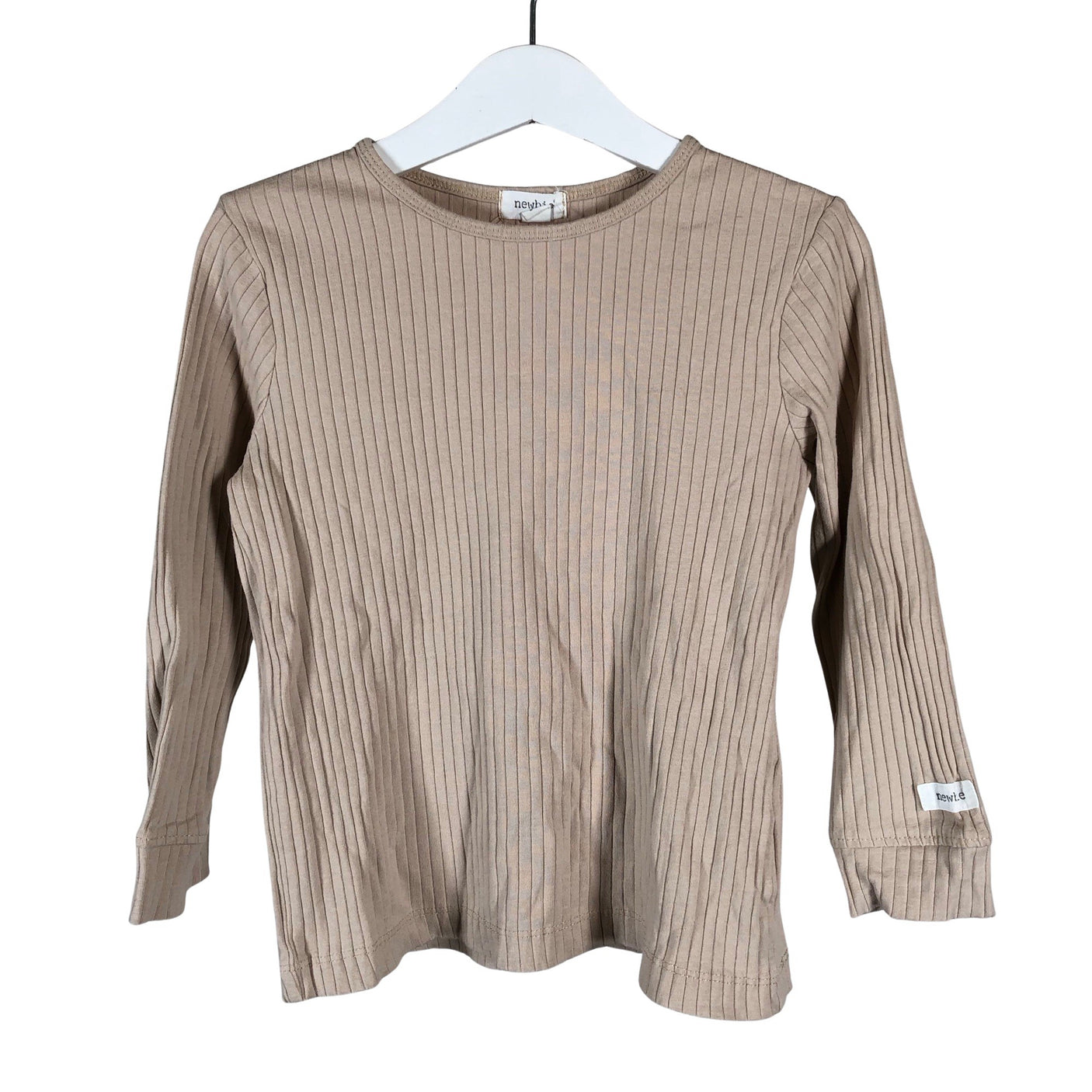Unisex Newbie - Tricot shirt, size 98 - 104 - Beige (1)