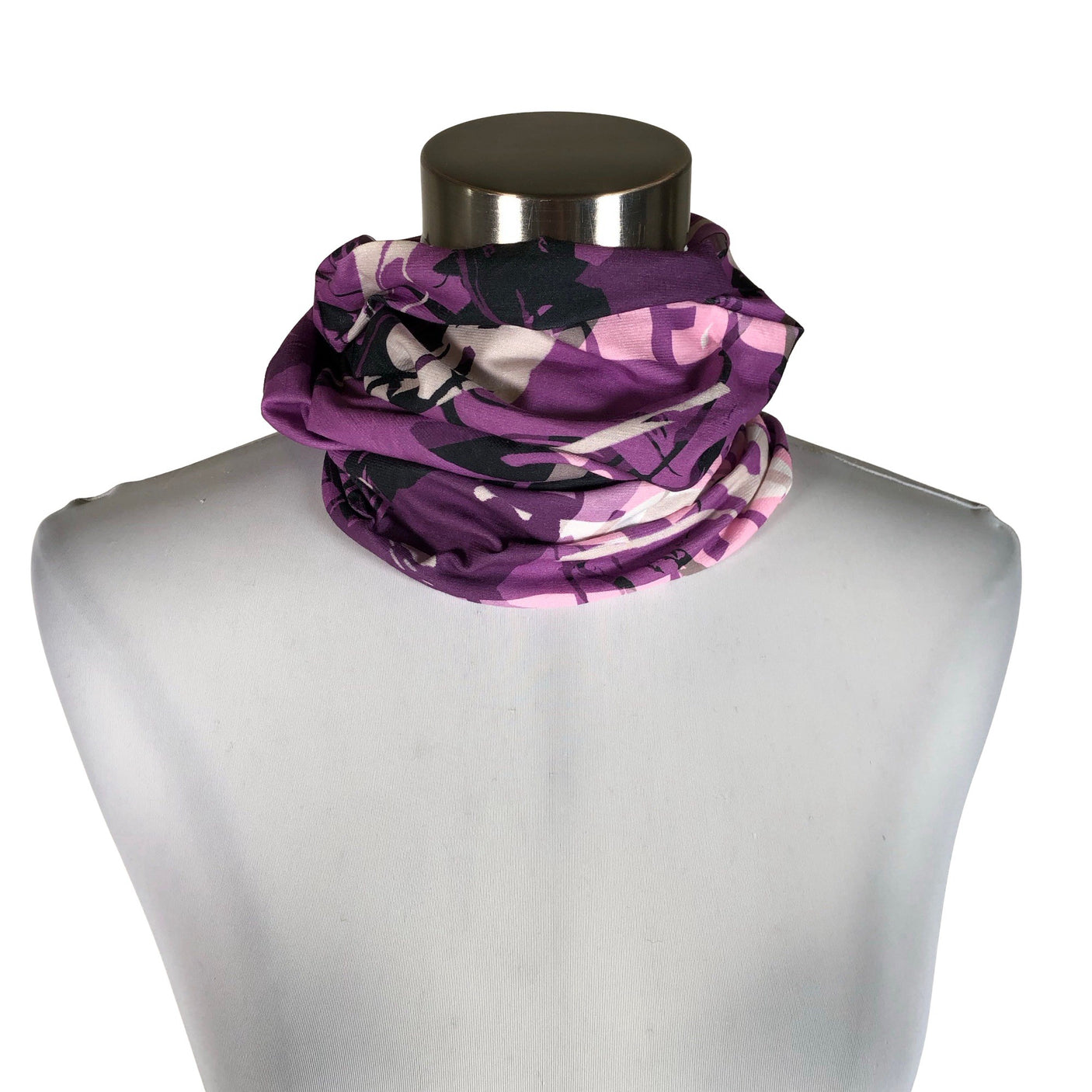 Unisex Buff - Circle scarf, size Mini - Violet (1)