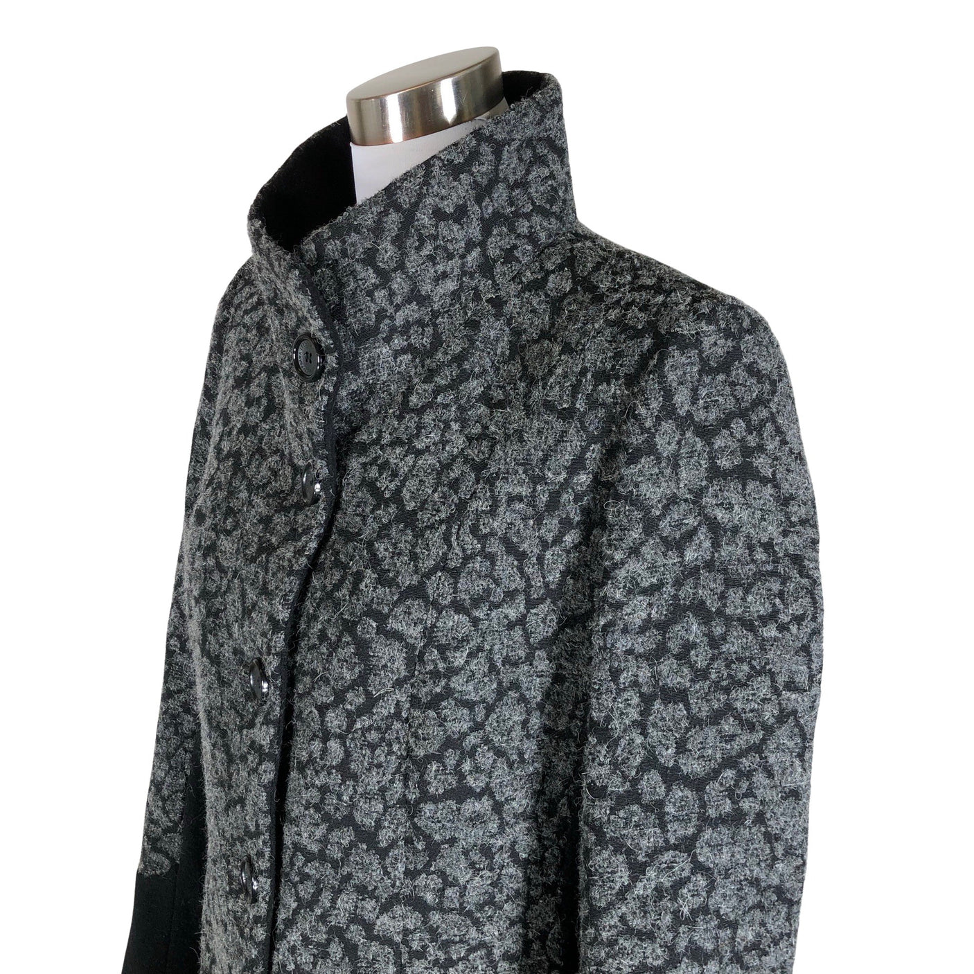 Unisex Barbara Lebek - Wool coat, size 38 - Black (3)