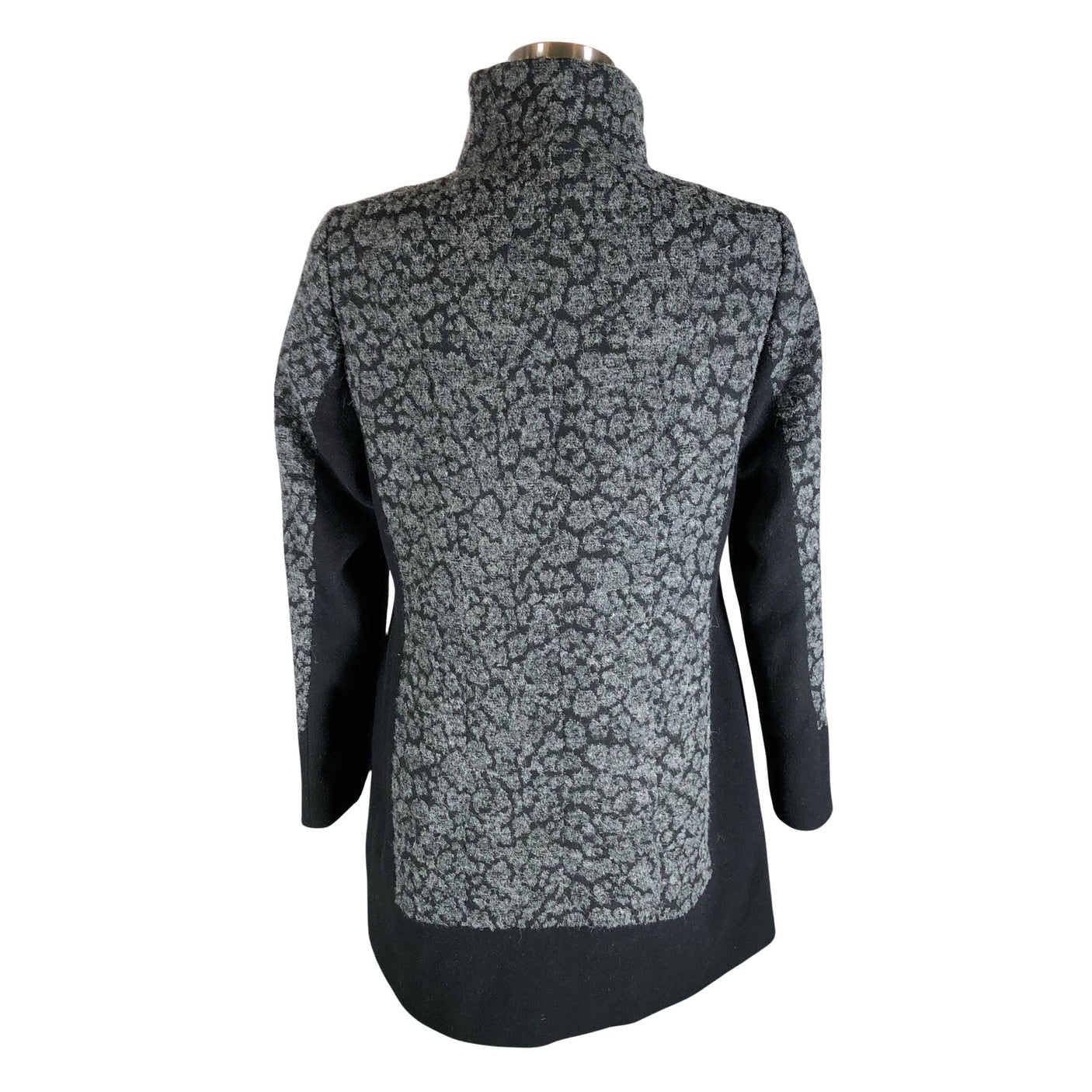 Unisex Barbara Lebek - Wool coat, size 38 - Black (2)