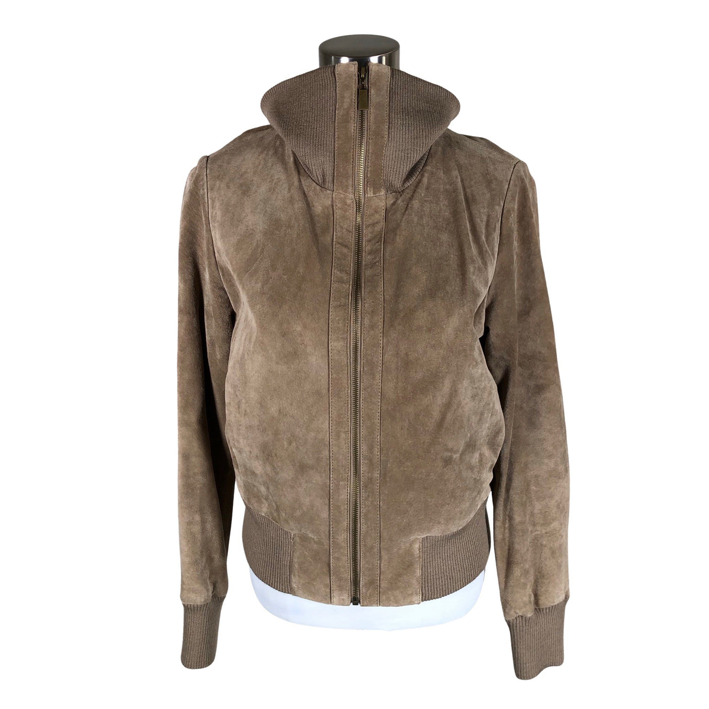 Unisex Global - Leather jacket, size 40 - Beige (1)