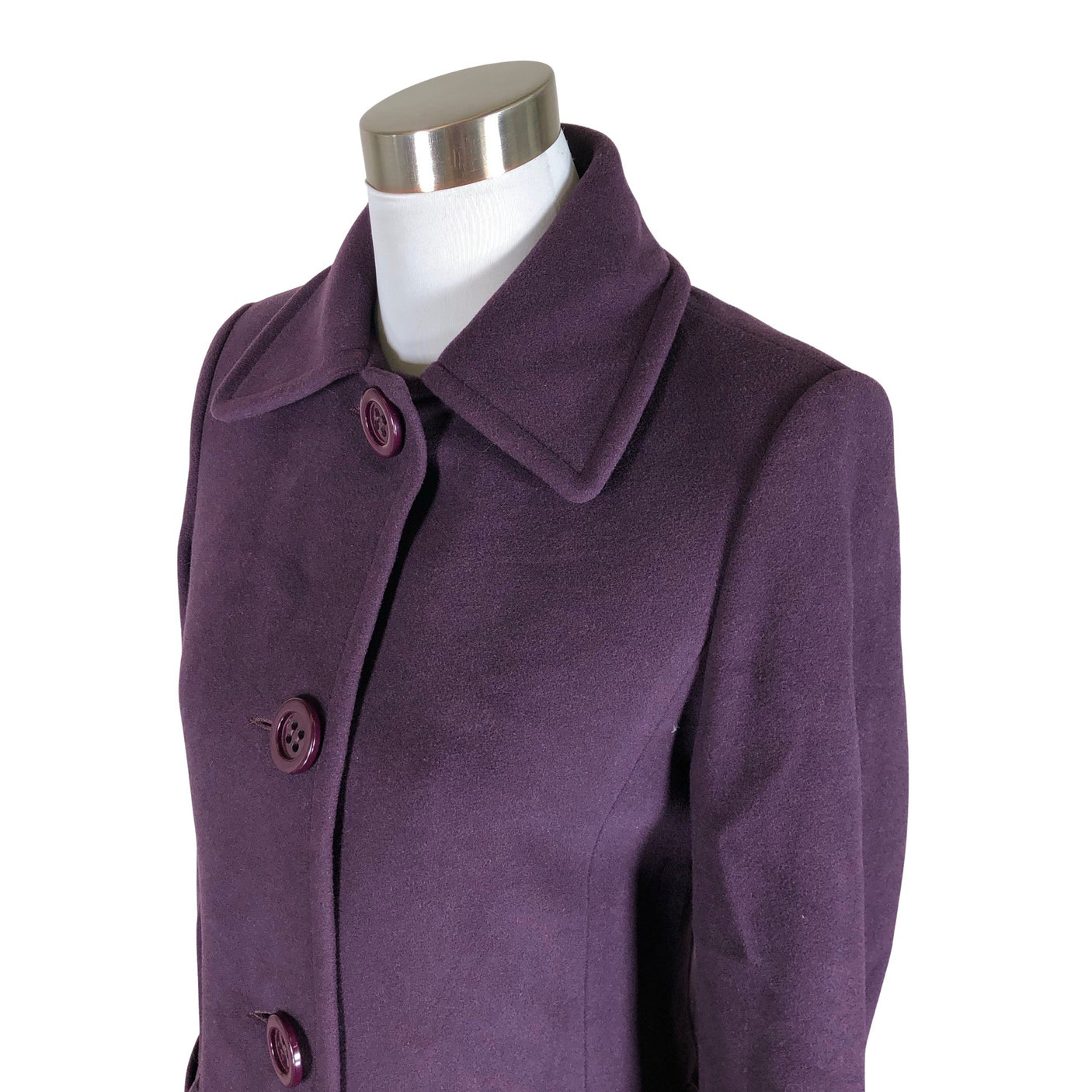 Unisex Ril's - Wool coat, size 34 - Violet (3)