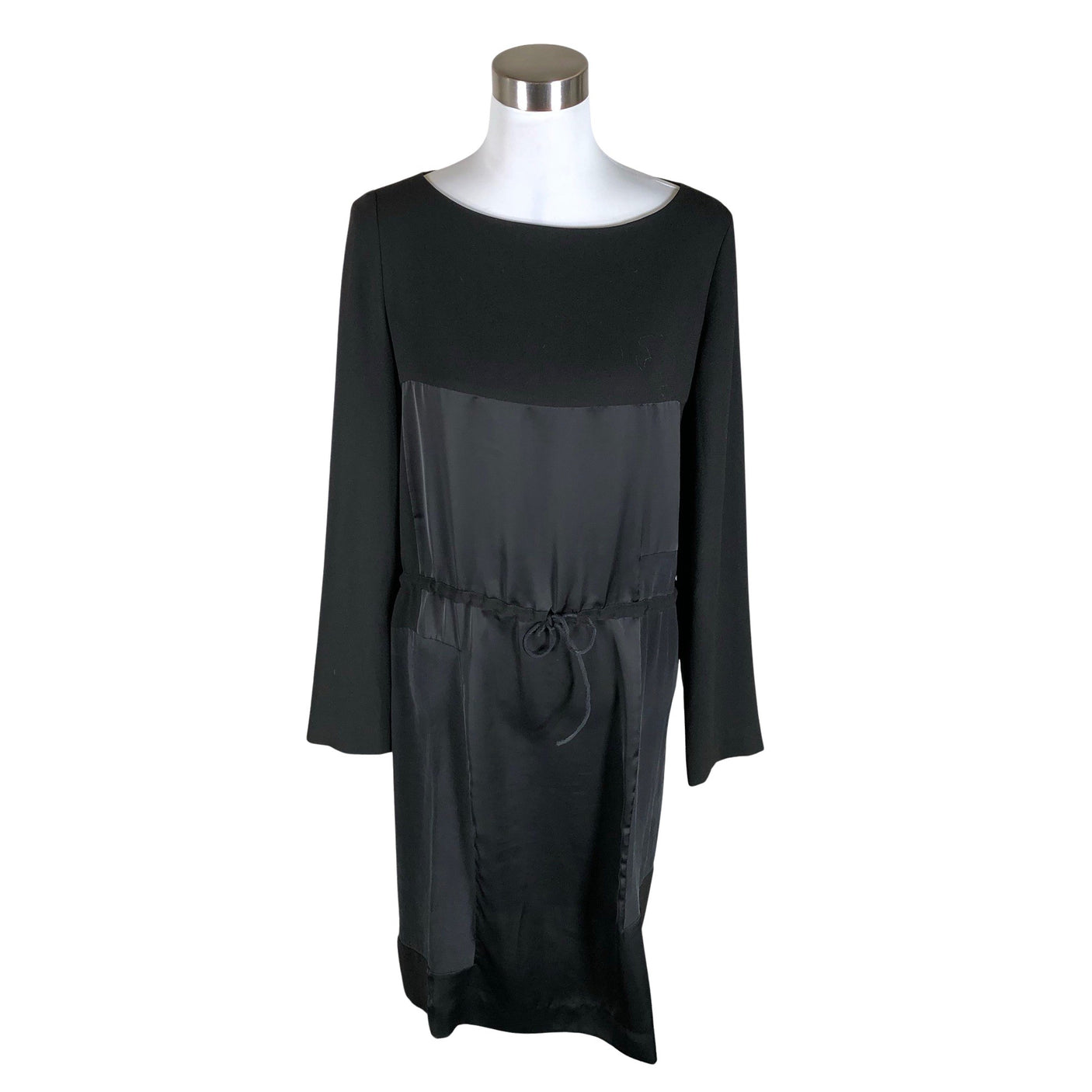 Unisex COS - Schiffon dress, size 38 - Black (1)