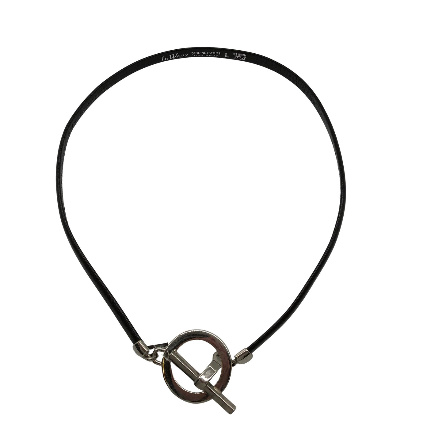 Unisex InWear - Leather belt, size No size - Brown (1)