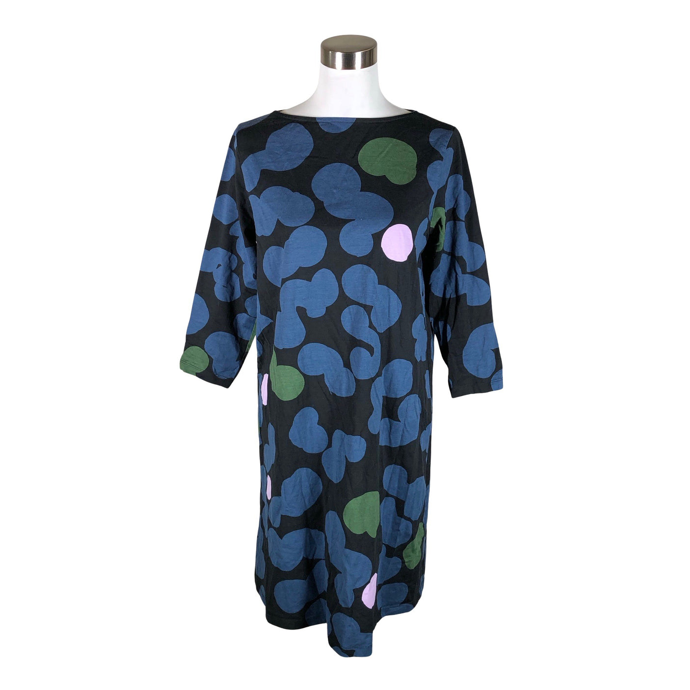 Unisex Marimekko - Tricot dress, size 40 - Blue (1)