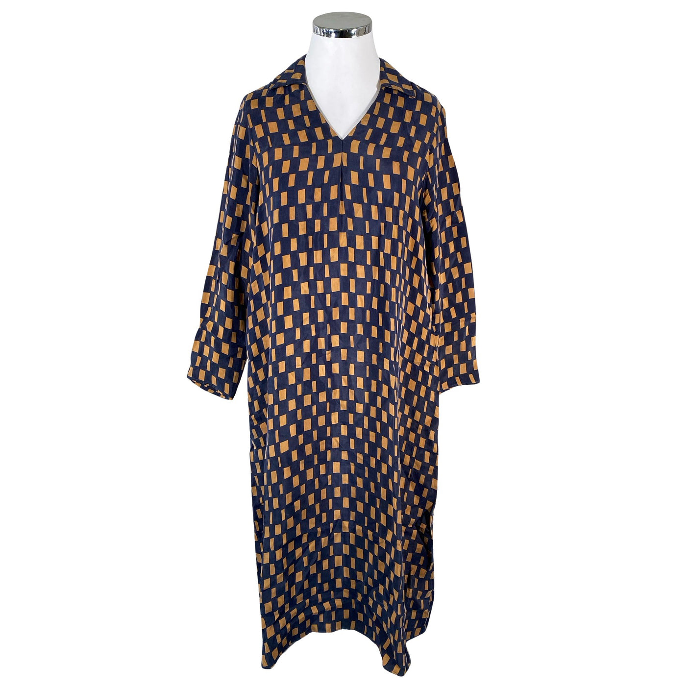 Unisex Marimekko - Schiffon dress, size 44 - Blue (1)