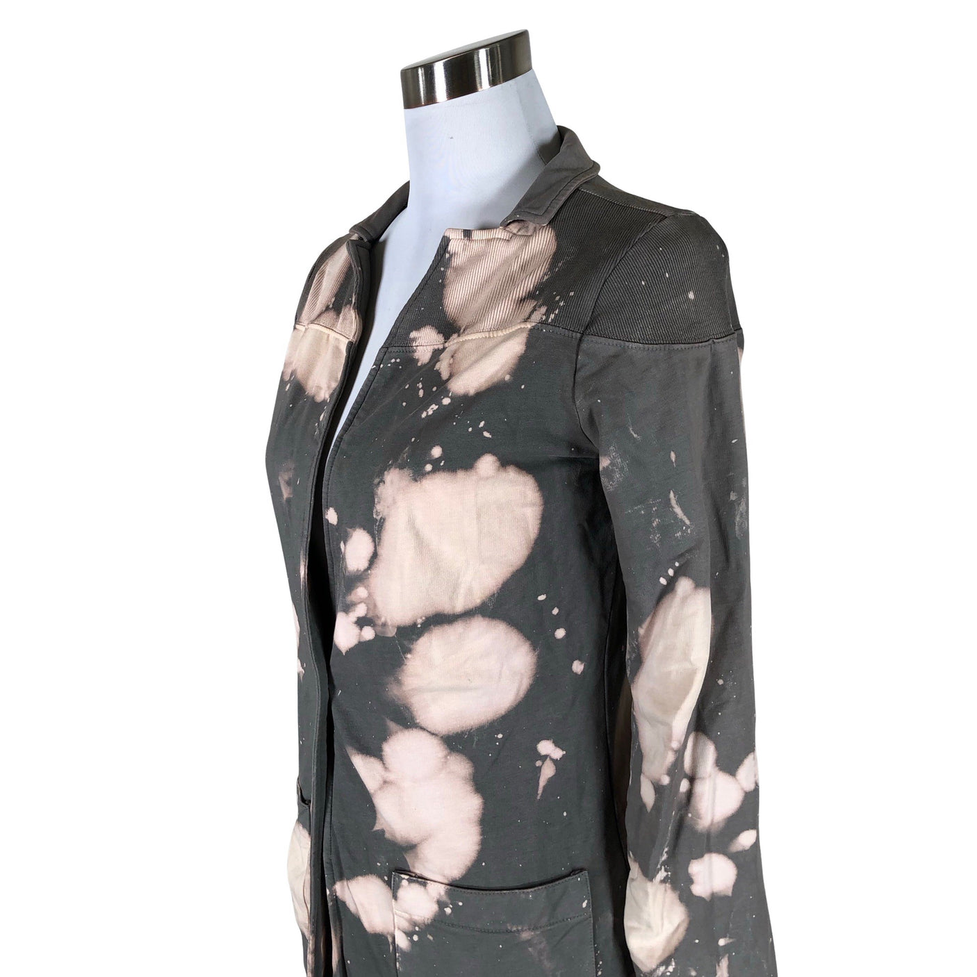 Unisex Nü - Sweat jacket, size 38 - Gray (3)
