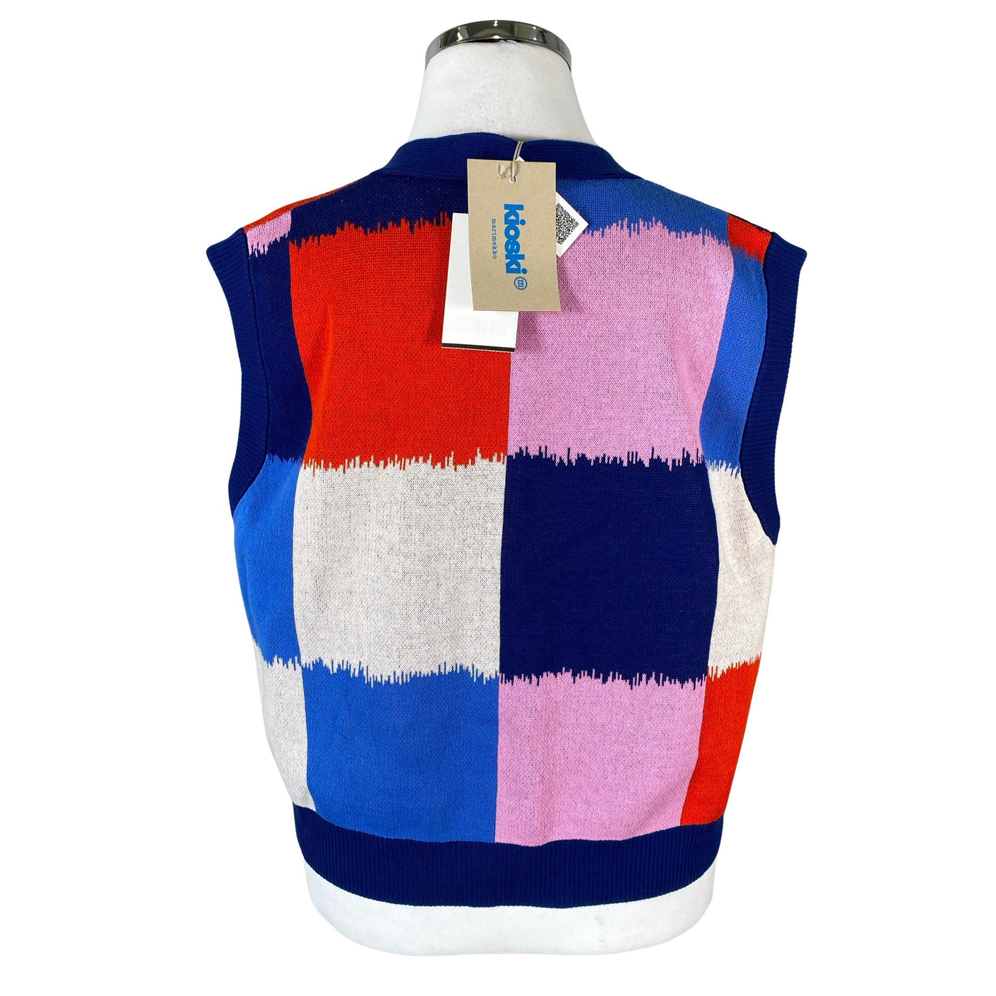 Unisex Marimekko - Knit vest, size 44 - Blue (2)