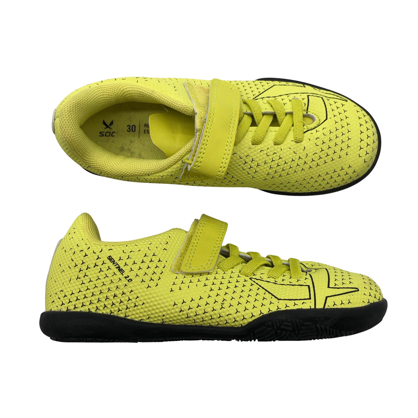 Unisex Soc - Indoor sports shoes, size 30 - Yellow (1)