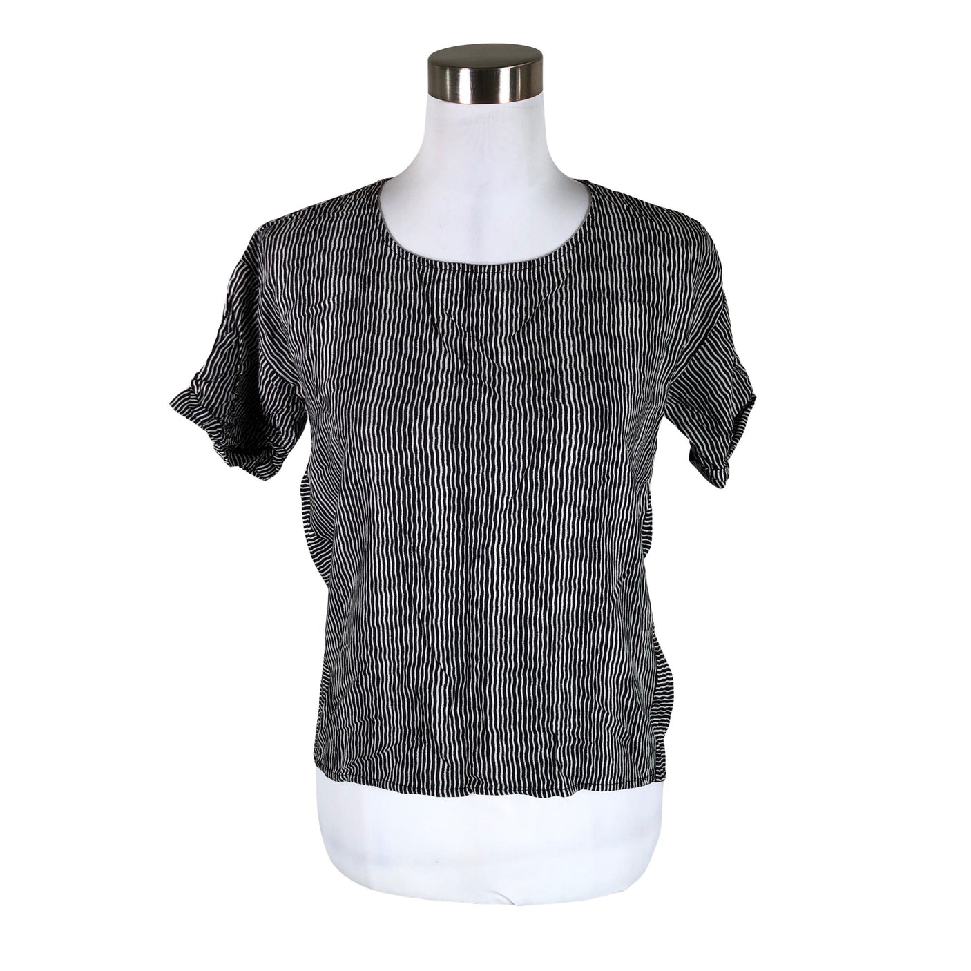 Unisex Minimum - Short-sleeved blouse, size 36 - Black (1)