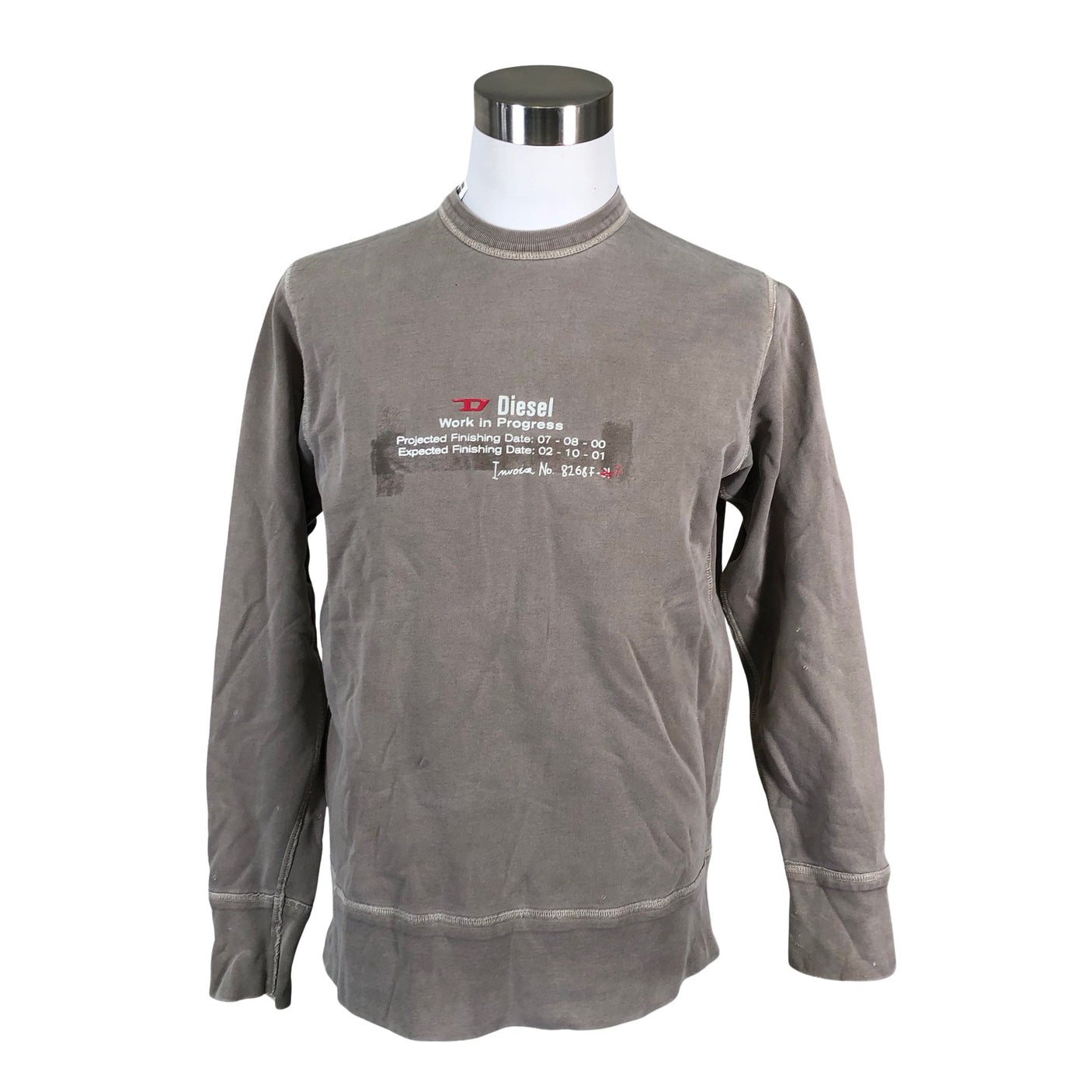 Unisex Diesel - Sweatshirt, size XL - Gray (1)