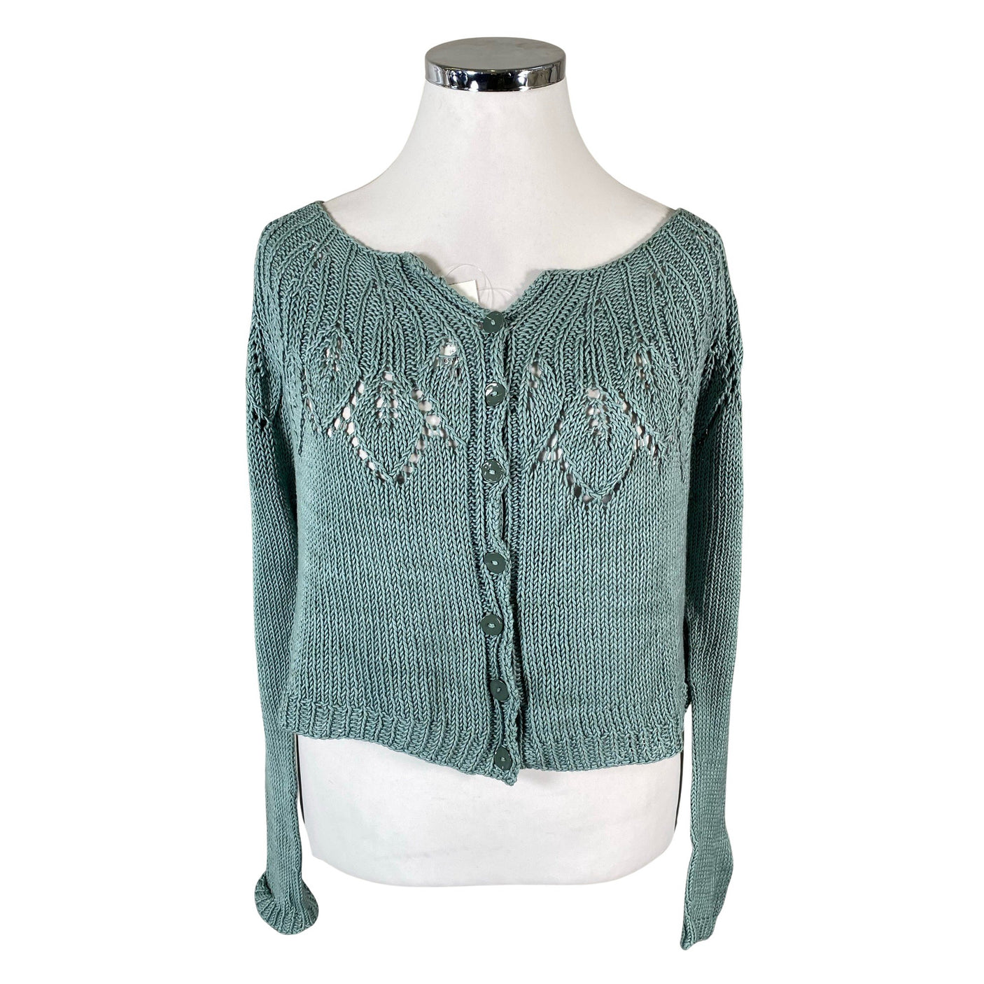 Unisex Handmade - Cardigan, size 42 - Green (1)