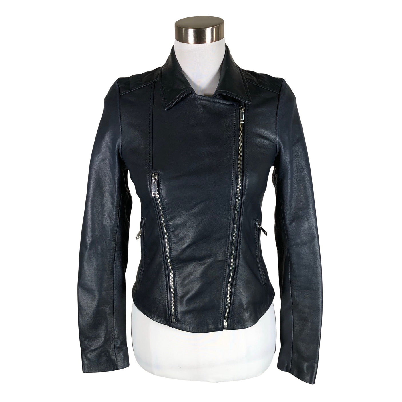 Unisex Andiata - Leather jacket, size 32 - Blue (3)