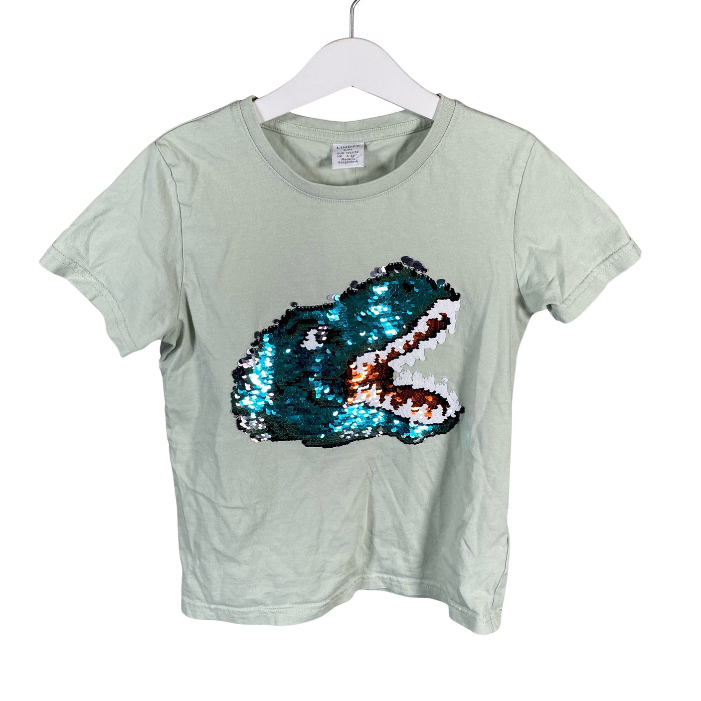 Unisex Lindex - T-shirt, size 122 - 128 - Green (1)