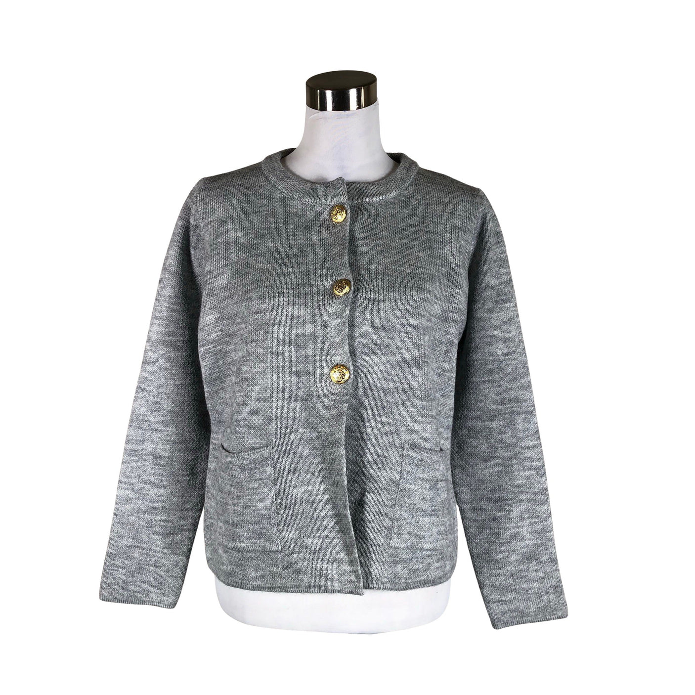 Unisex Skovhuus - Cardigan, size 38 - Gray (1)