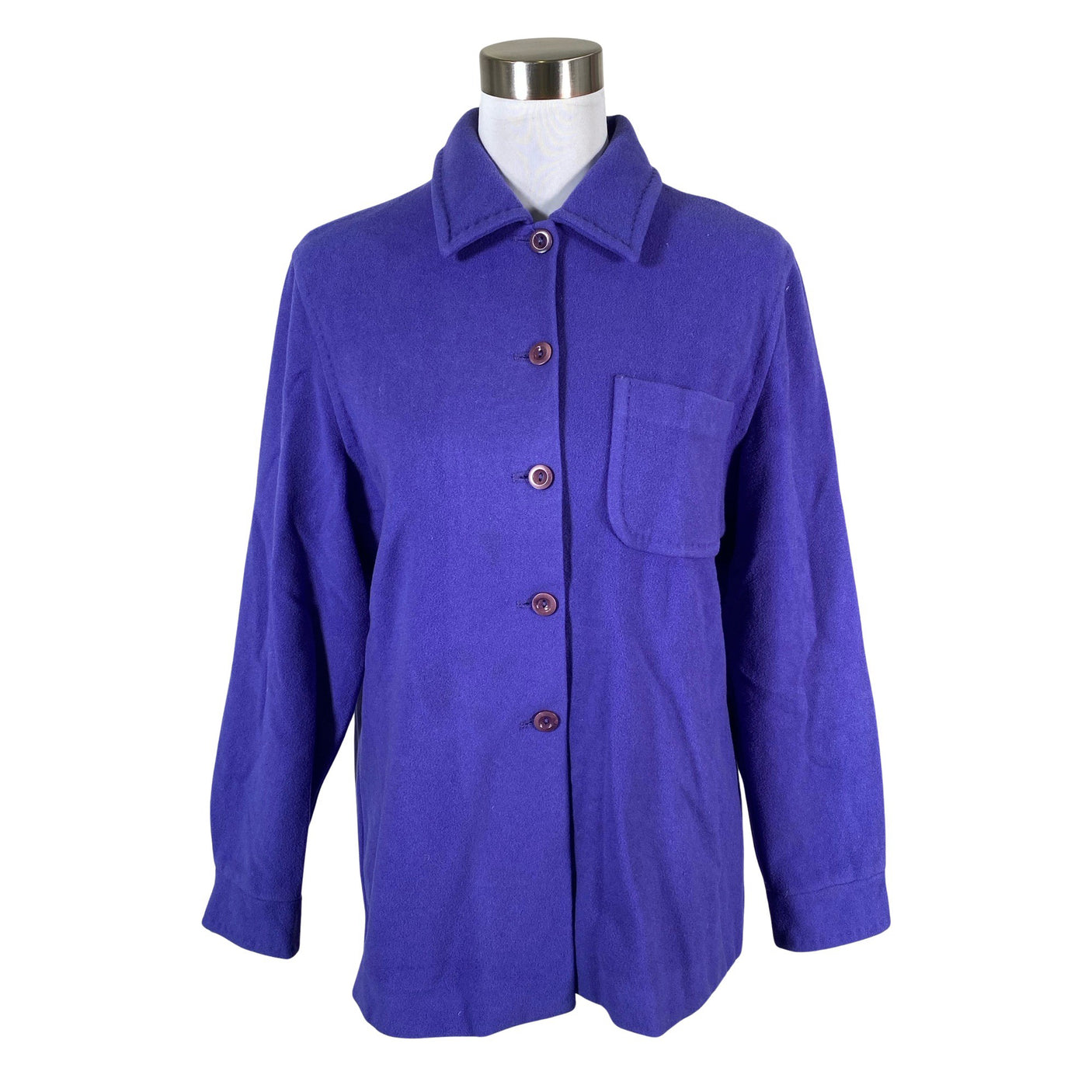 Unisex MariMari - Wool coat, size 38 - Violet (1)