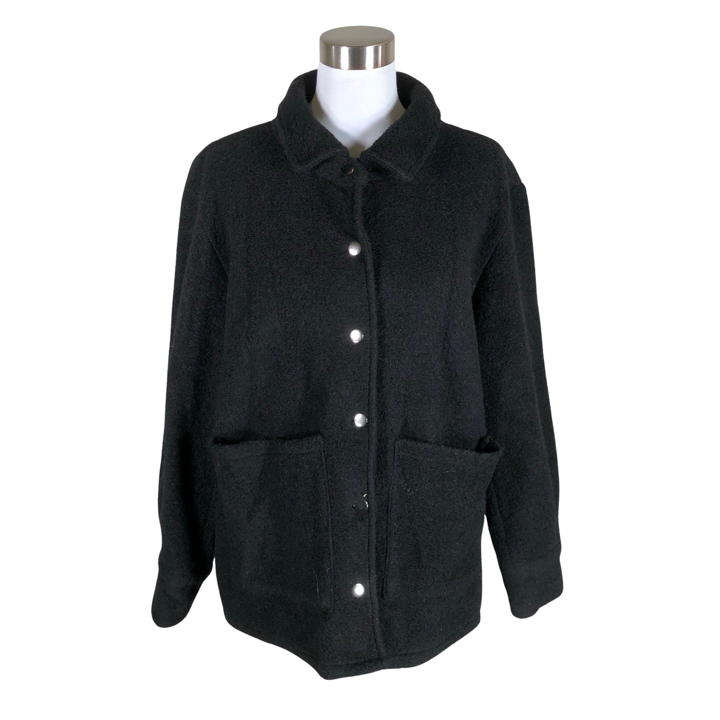 Unisex Noella - Wool coat, size 38 - Black (1)