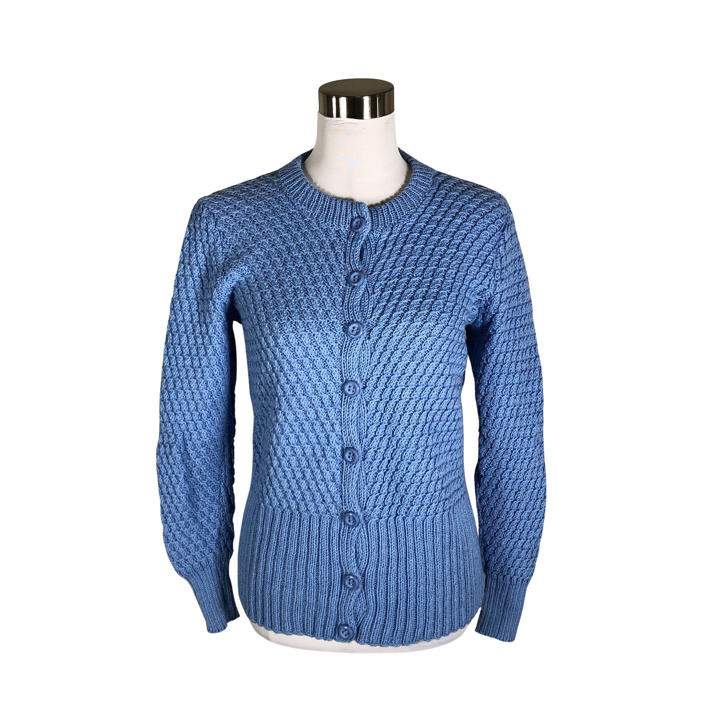 Unisex Handmade - Cardigan, size 36 - Light blue (1)