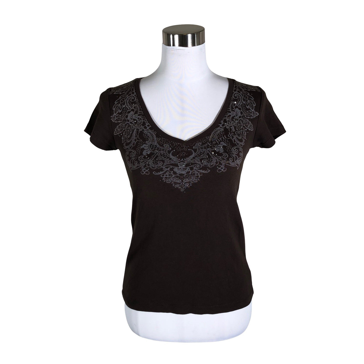 Unisex Esprit - T-shirt, size 36 - Brown (1)