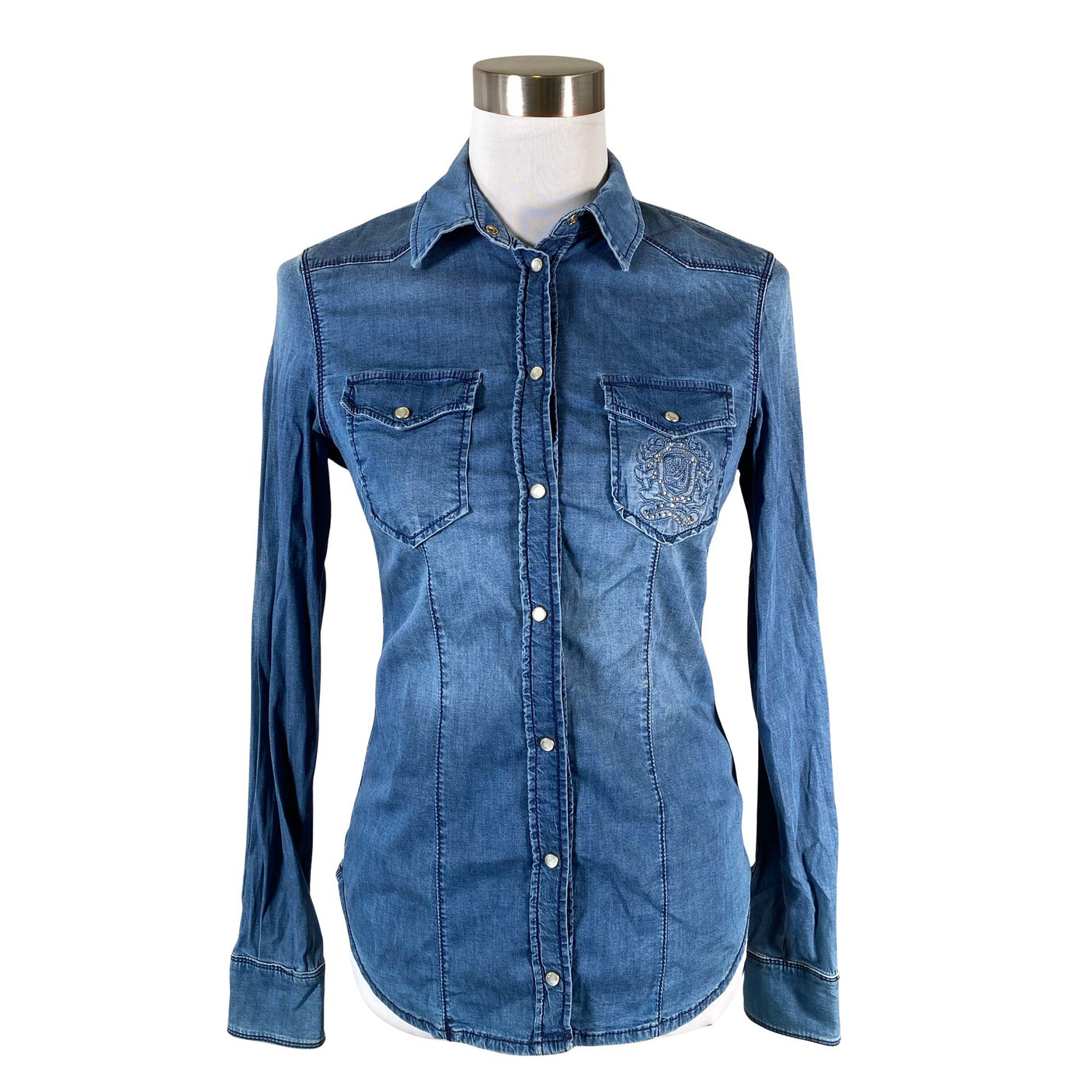 Unisex Liu Jo - Denim shirt, size 36 - Blue (1)