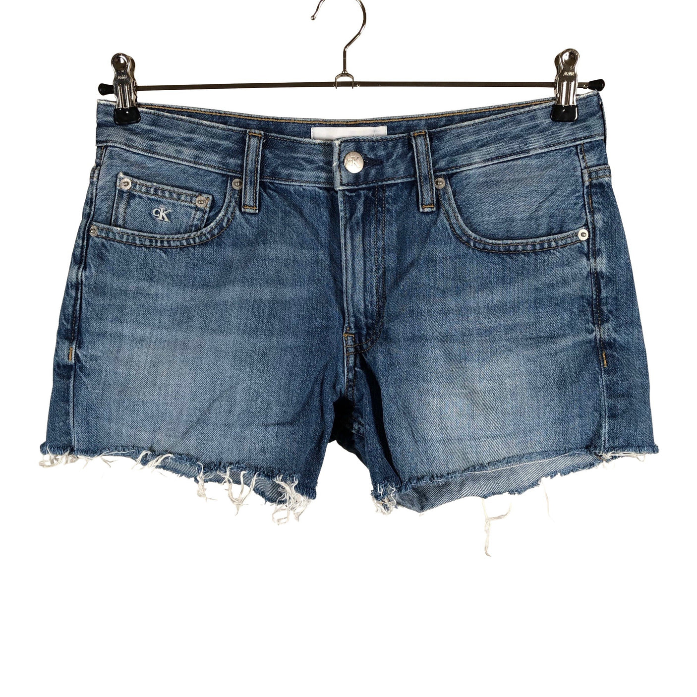 Unisex Calvin Klein Jeans - Denim shorts, size W27 - Blue (1)