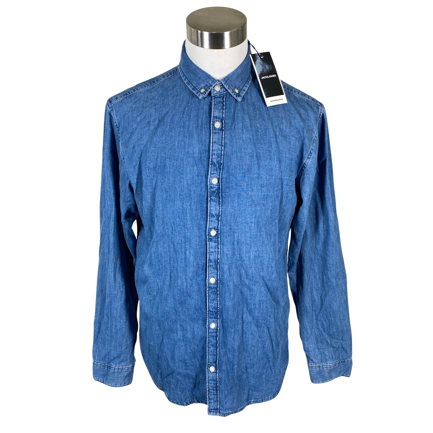 Unisex Jack & Jones - Denim shirt, size XL - Blue (1)