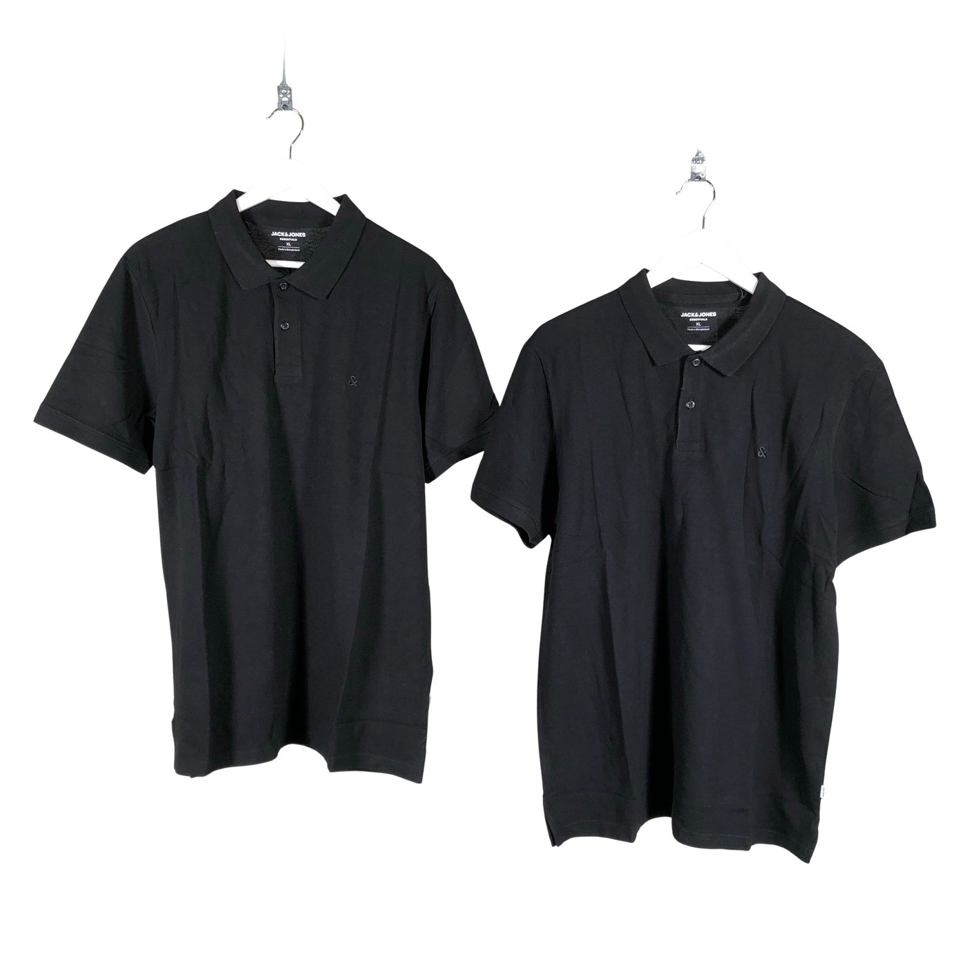 Unisex Jack & Jones - Polo shirt, size XL - Black (1)