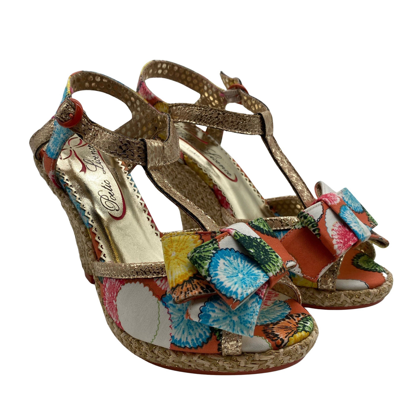 Unisex Poetic Licence - Wedge sandals, size 37 - Orange (2)