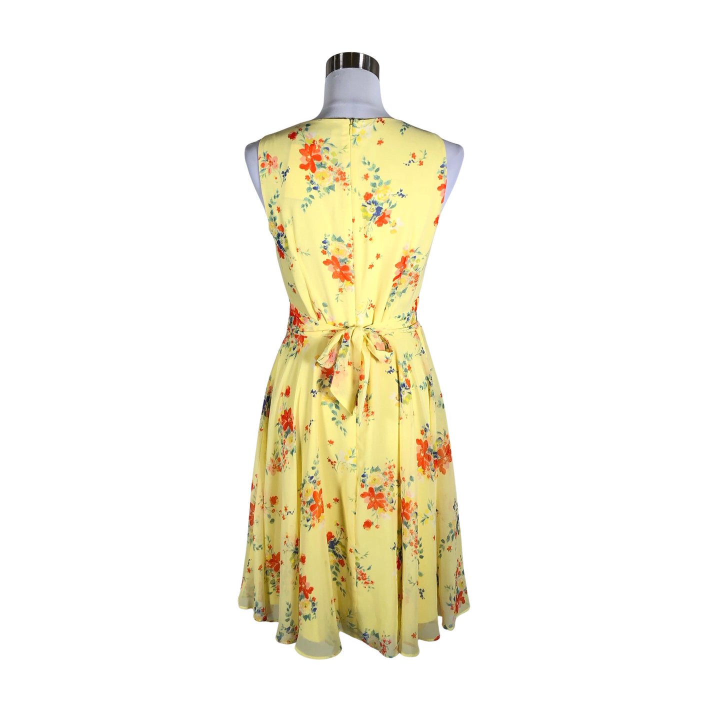 Unisex Esprit - Schiffon dress, size 36 - Yellow (2)