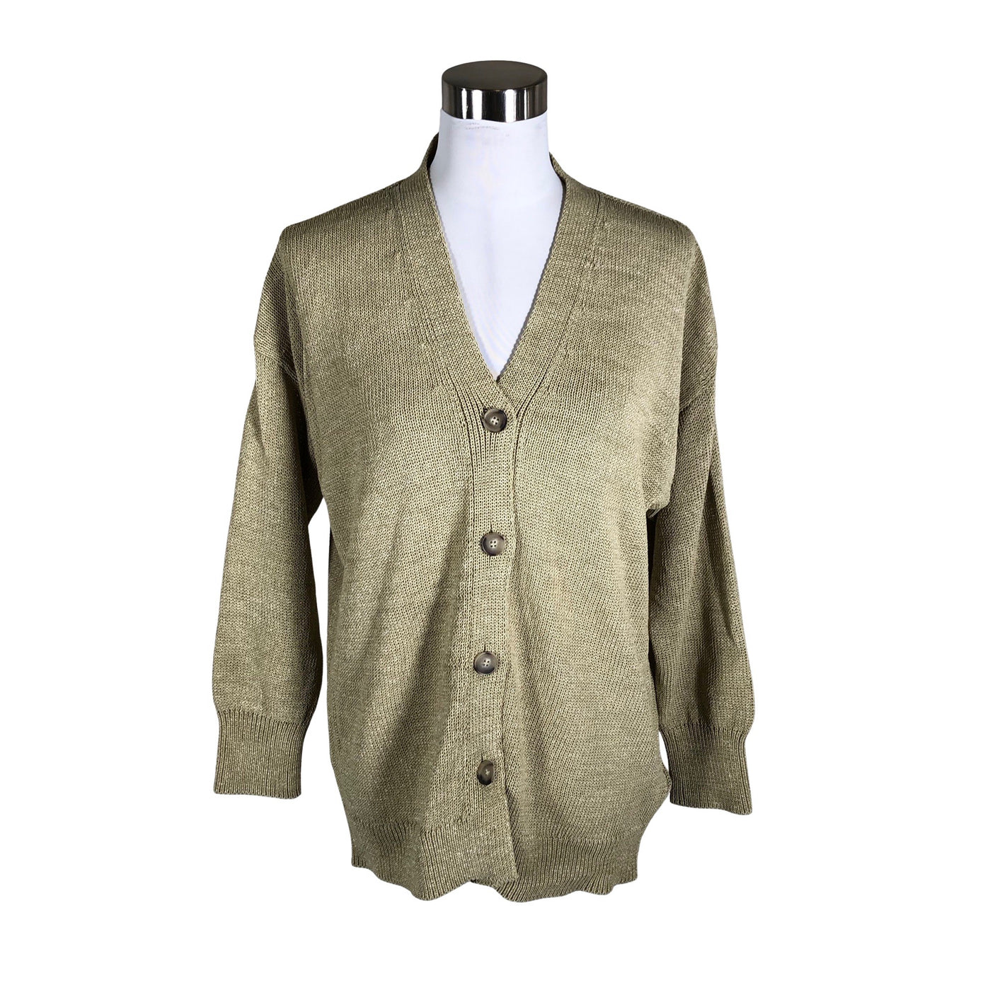 Unisex Massimo Dutti - Cardigan, size 34 - Beige (1)