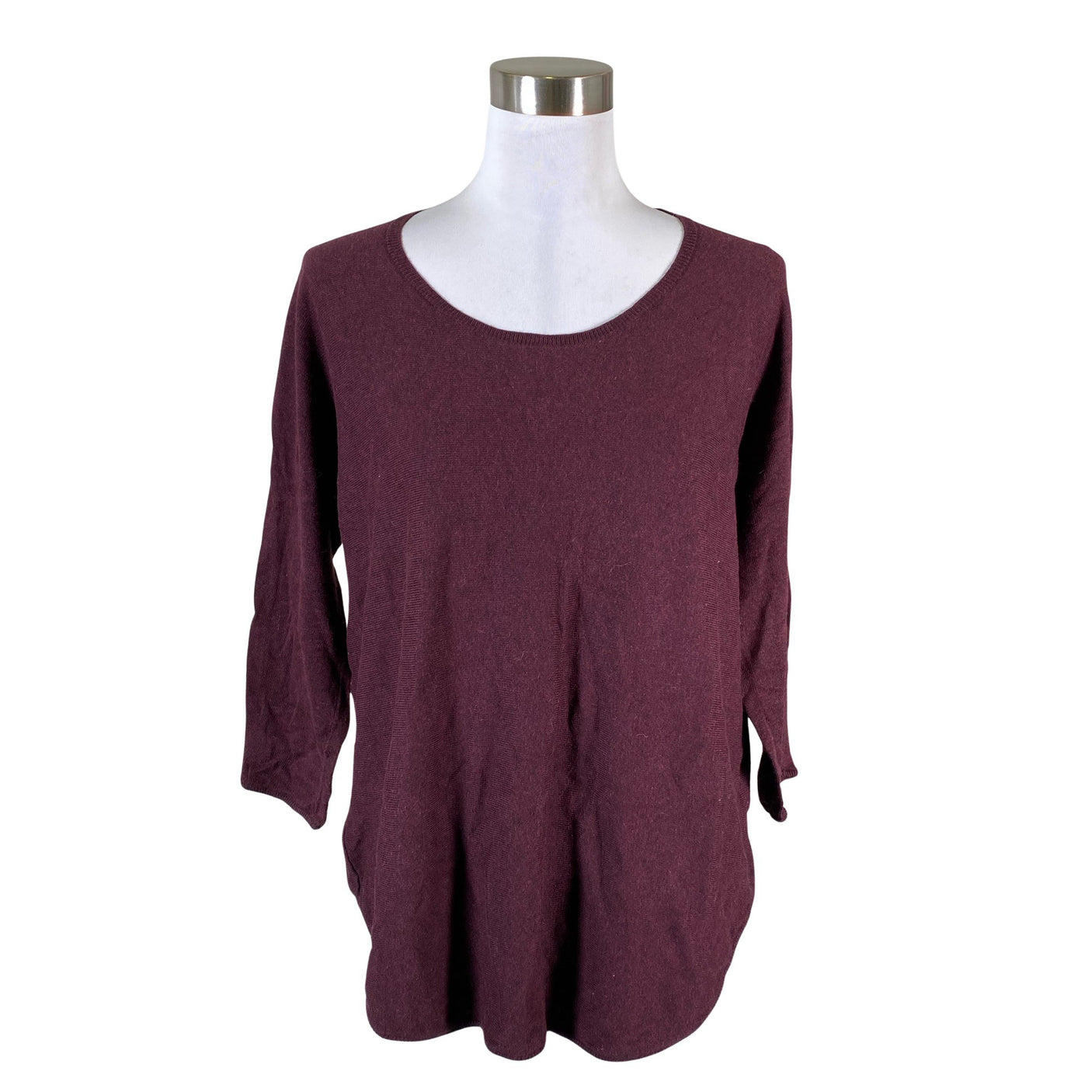 Unisex Boomerang - Knit tunic, size 36 - Wine red (1)