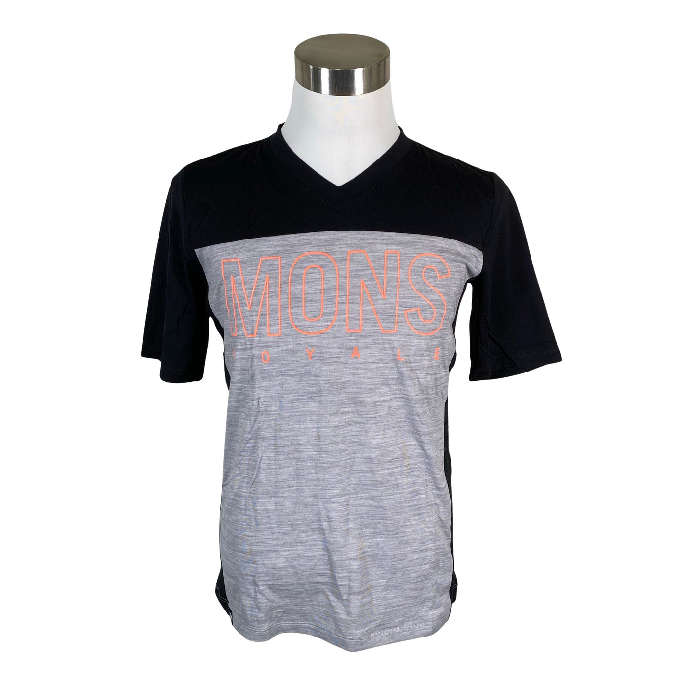 Unisex Mons Royale - Sports shirt, short sleeve, size L - Black (1)