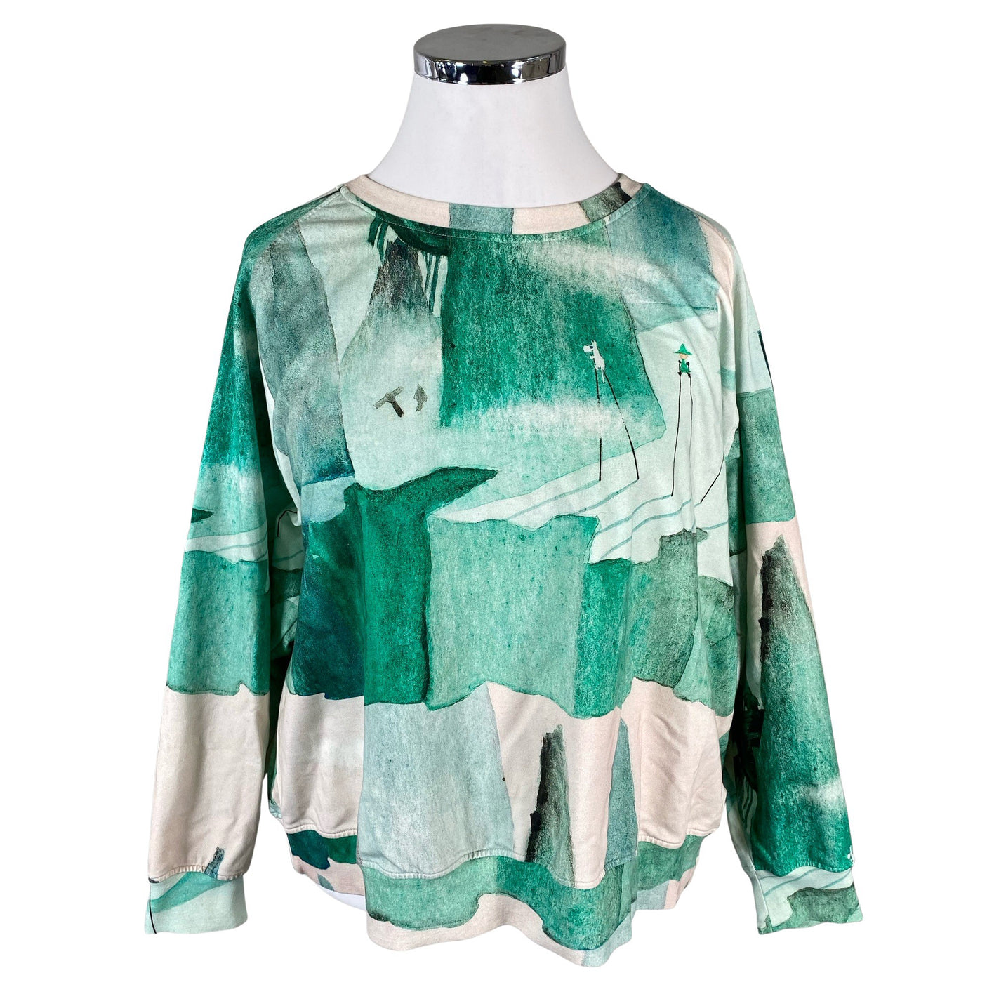 Unisex Papu - Sweatshirt, size 48 - Green (1)