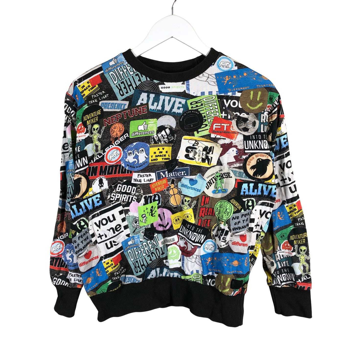 Unisex Molo Kids - Sweatshirt, size 158 - 164 - Black (1)