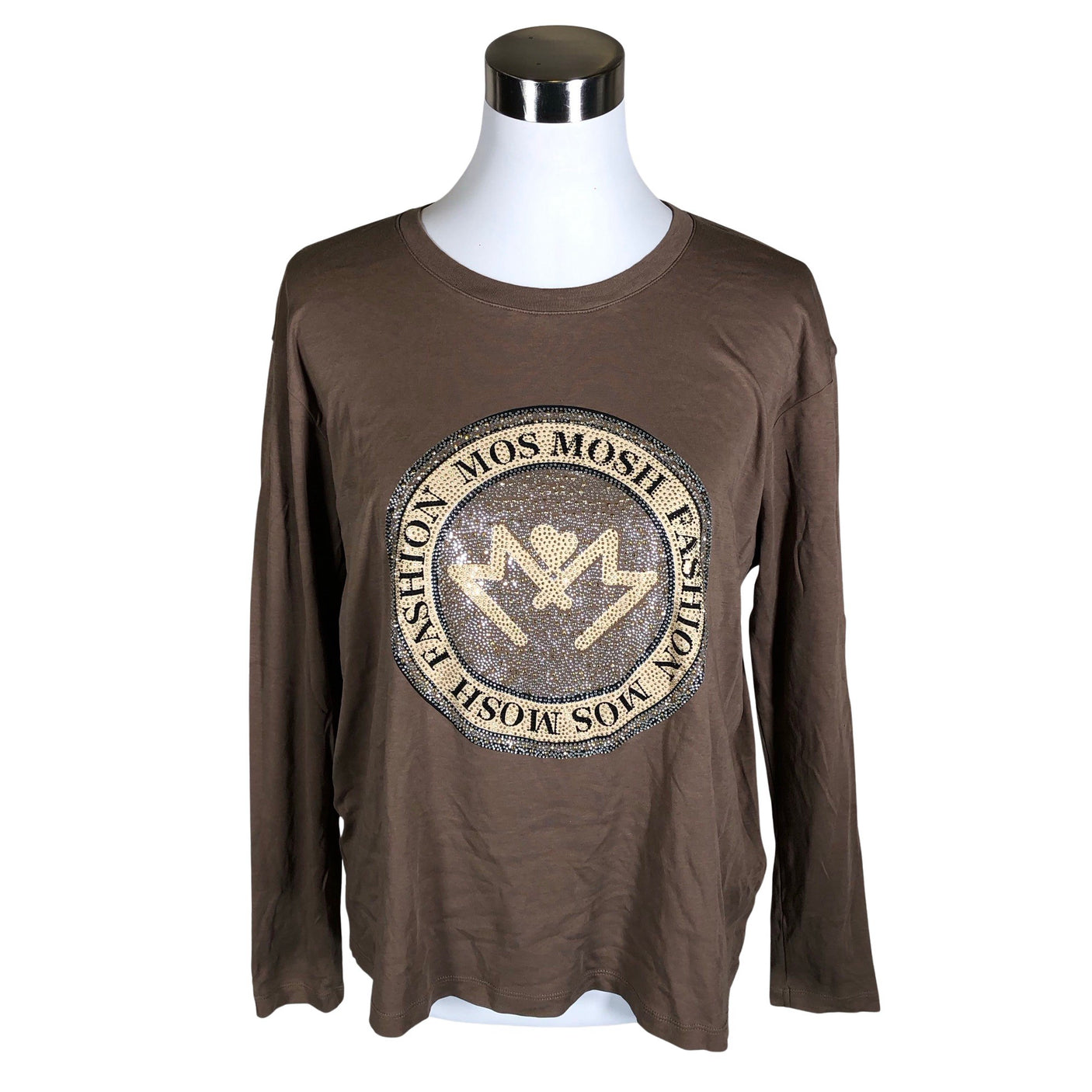 Unisex Mos Mosh - Tricot shirt, size 40 - Brown (1)