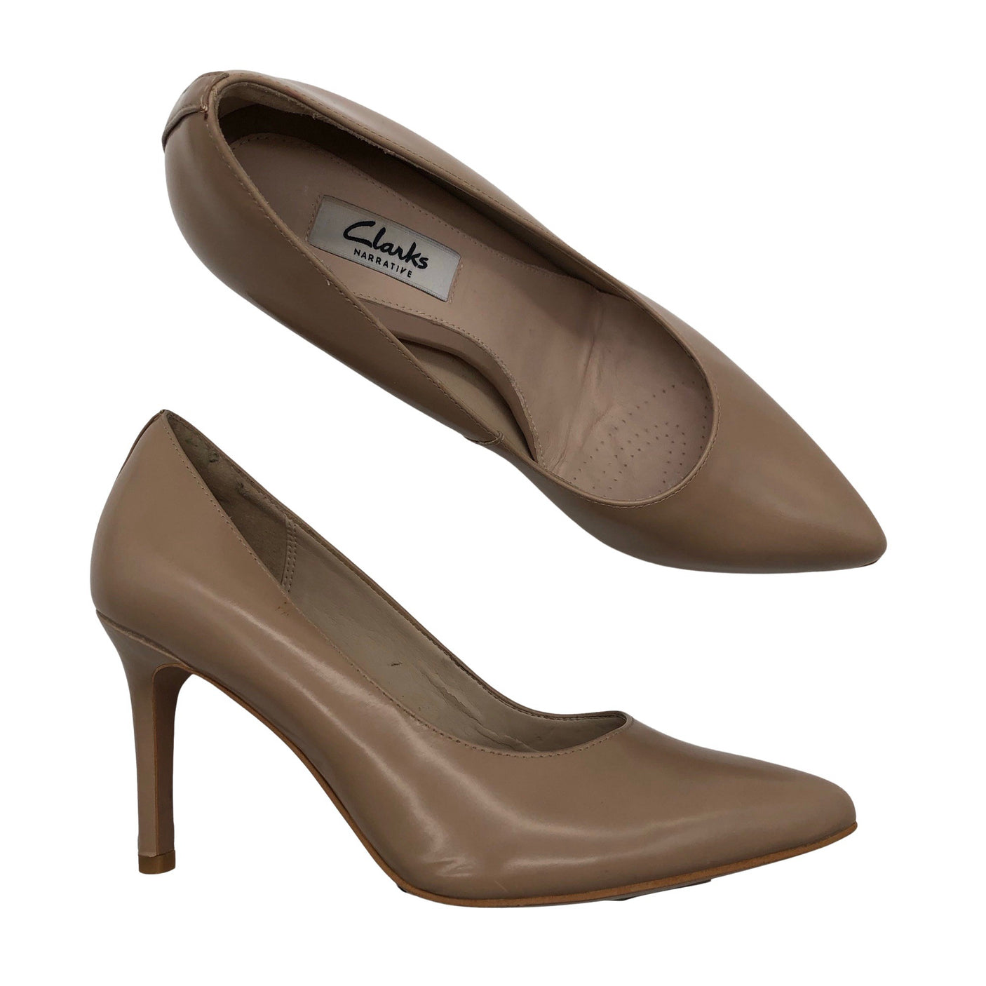 Unisex Clarks - High heels, size 37 - Beige (1)