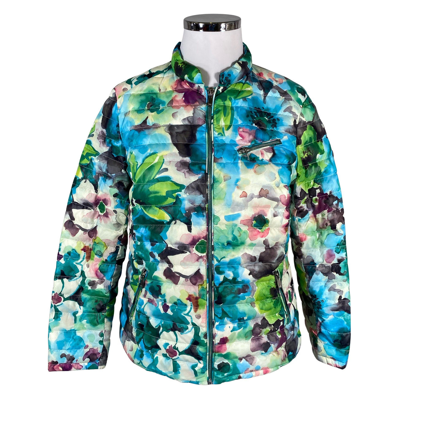 Unisex Saki - Light down jacket, size 42 - Turquoise (1)