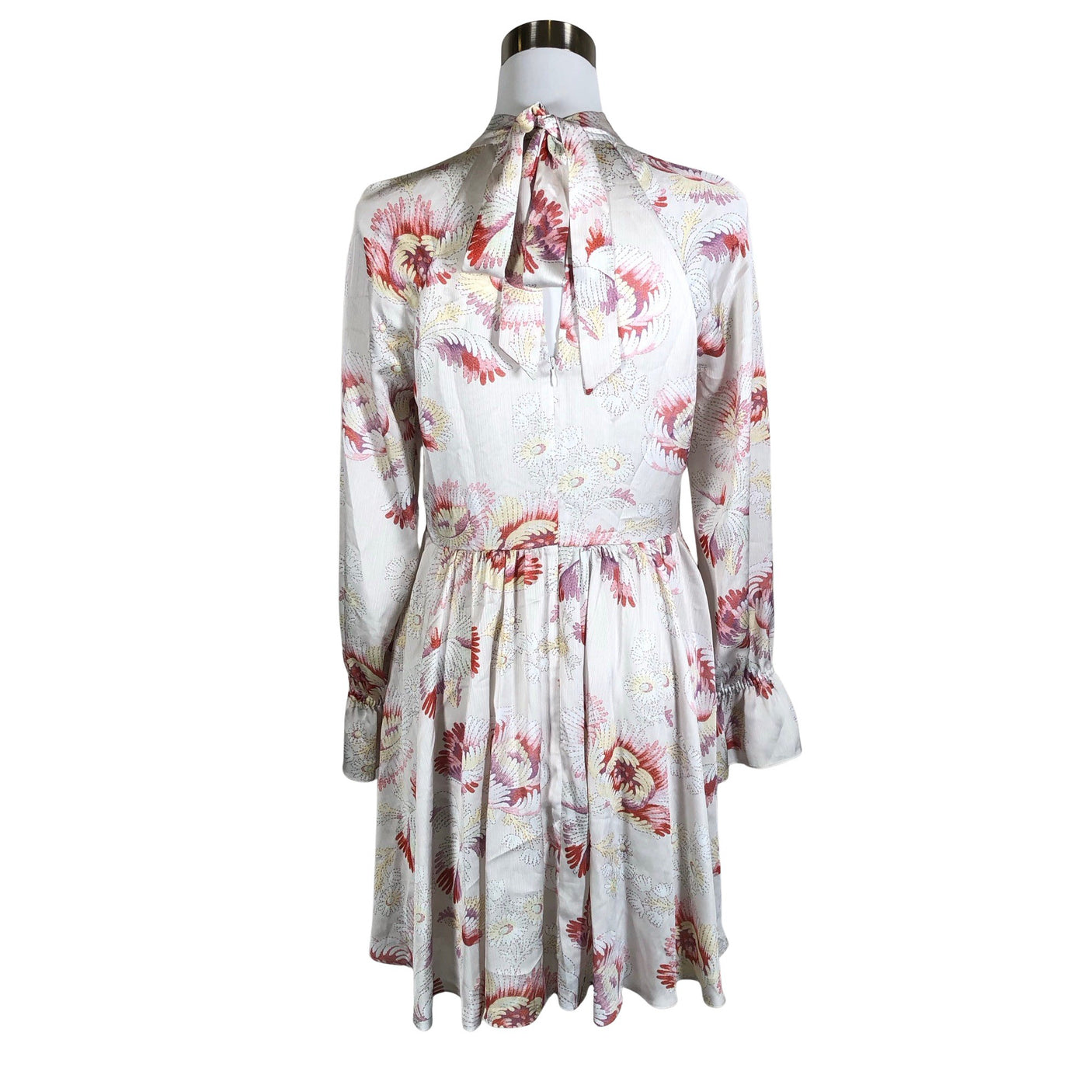 Unisex Ted Baker - Schiffon dress, size 38 - Natural white (2)
