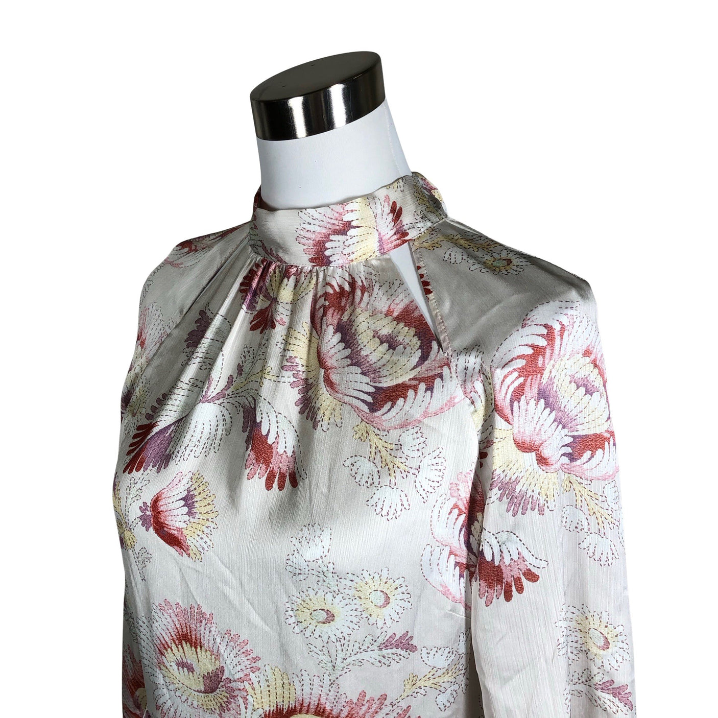Unisex Ted Baker - Schiffon dress, size 38 - Natural white (3)