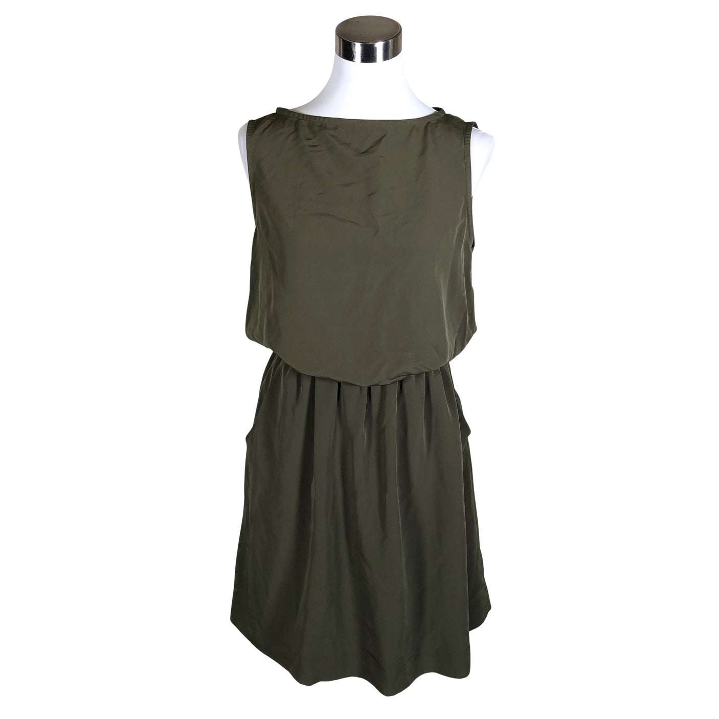 Unisex Ayani - Schiffon dress, size 38 - Green (1)