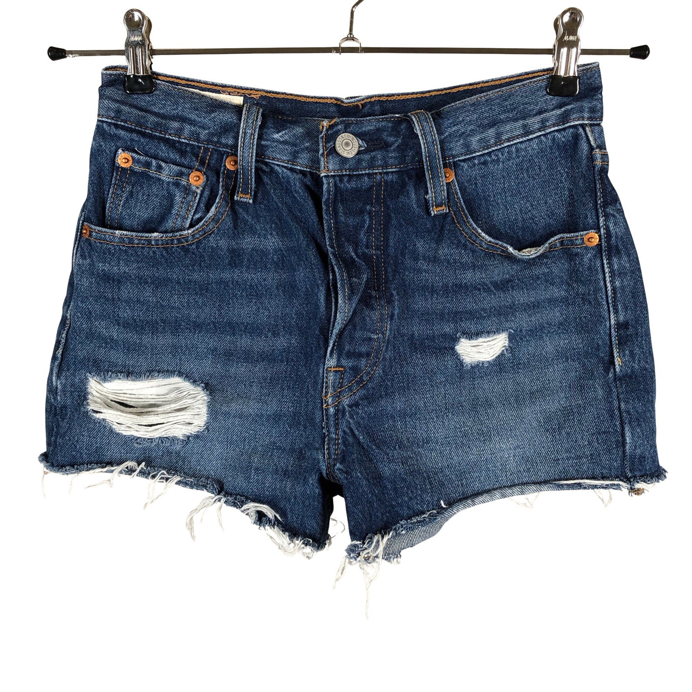 Unisex Levi's - Denim shorts, size W24 - Blue (1)