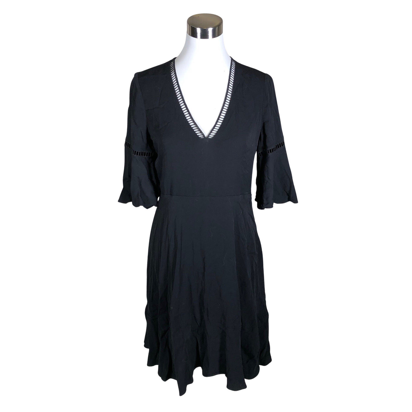 Unisex Tommy Hilfiger - Schiffon dress, size 38 - Black (1)
