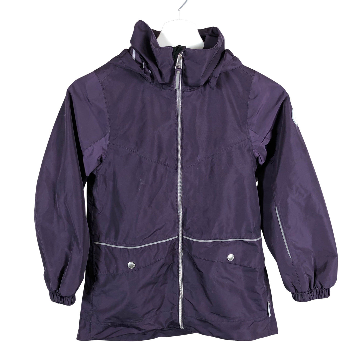 Unisex Polarn O. Pyret - Spring/Fall jacket, size 128 - 134 - Violet (1)