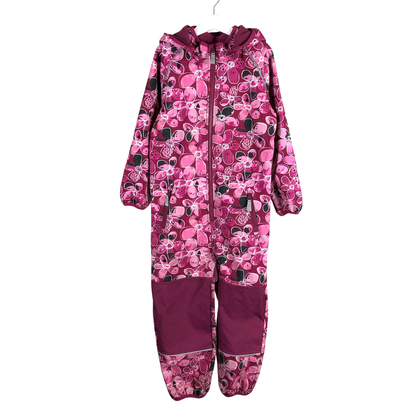 Unisex Jonathan - Soft shell jumpsuit, size 116 - 122 - Pink (1)