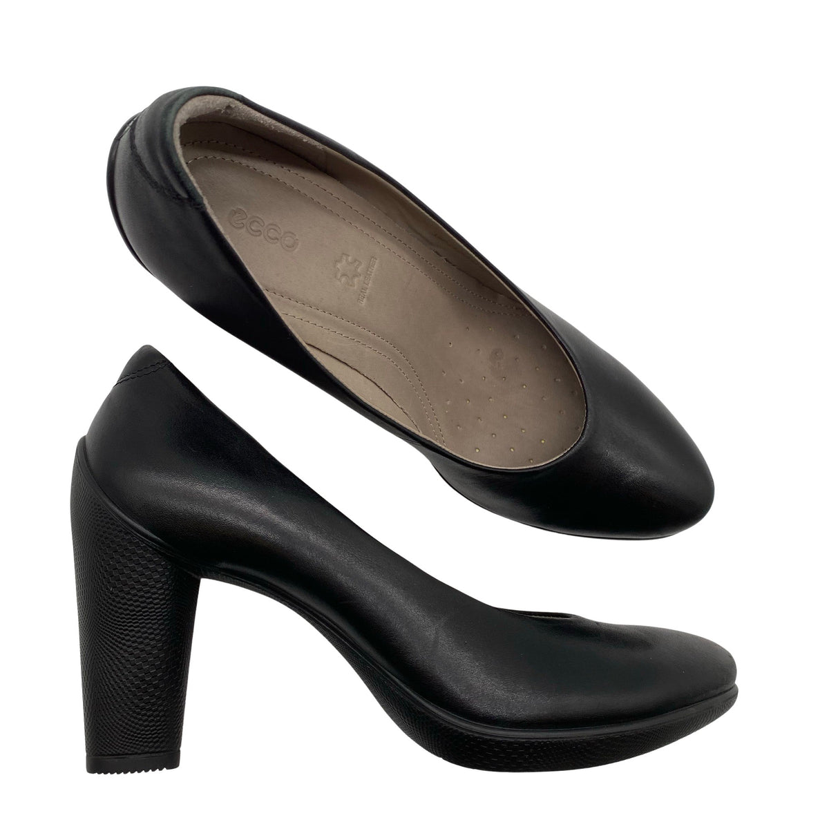 Unisex Ecco - High heels, size 39 - Black (1)