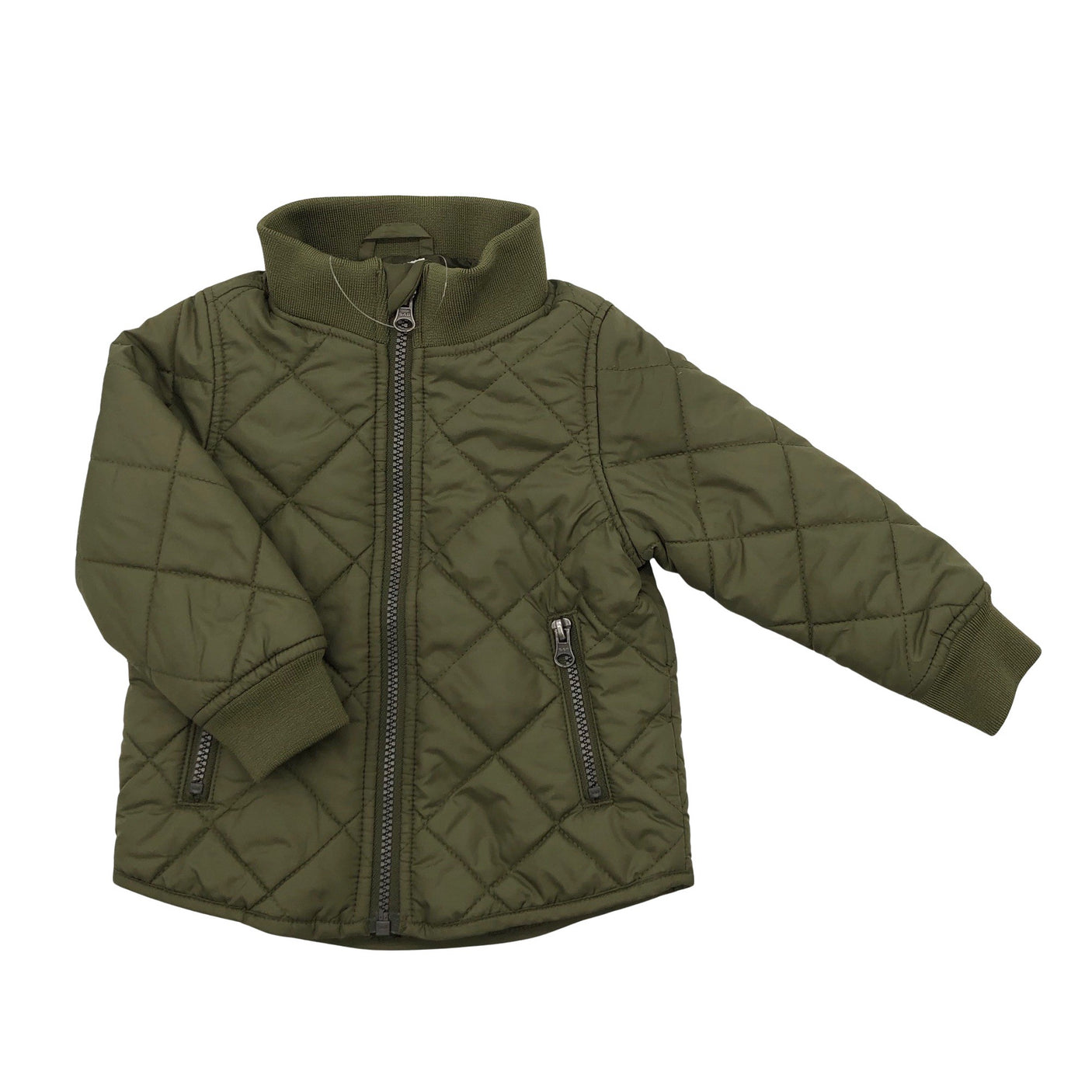 Unisex Name It - Quilted jacket, size 74 - 80 - Green (1)