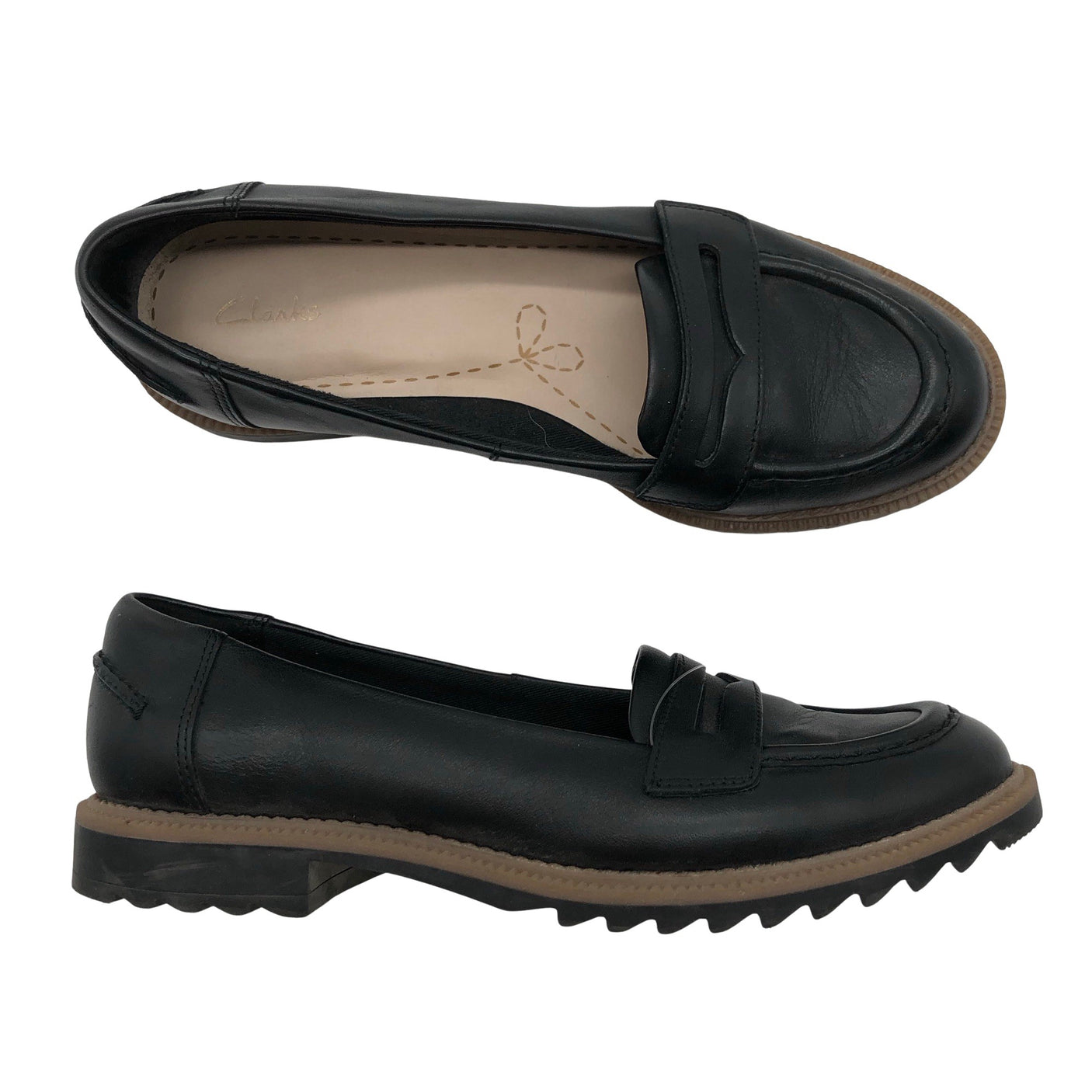 Unisex Clarks - Loafers, size 37 - Black (1)