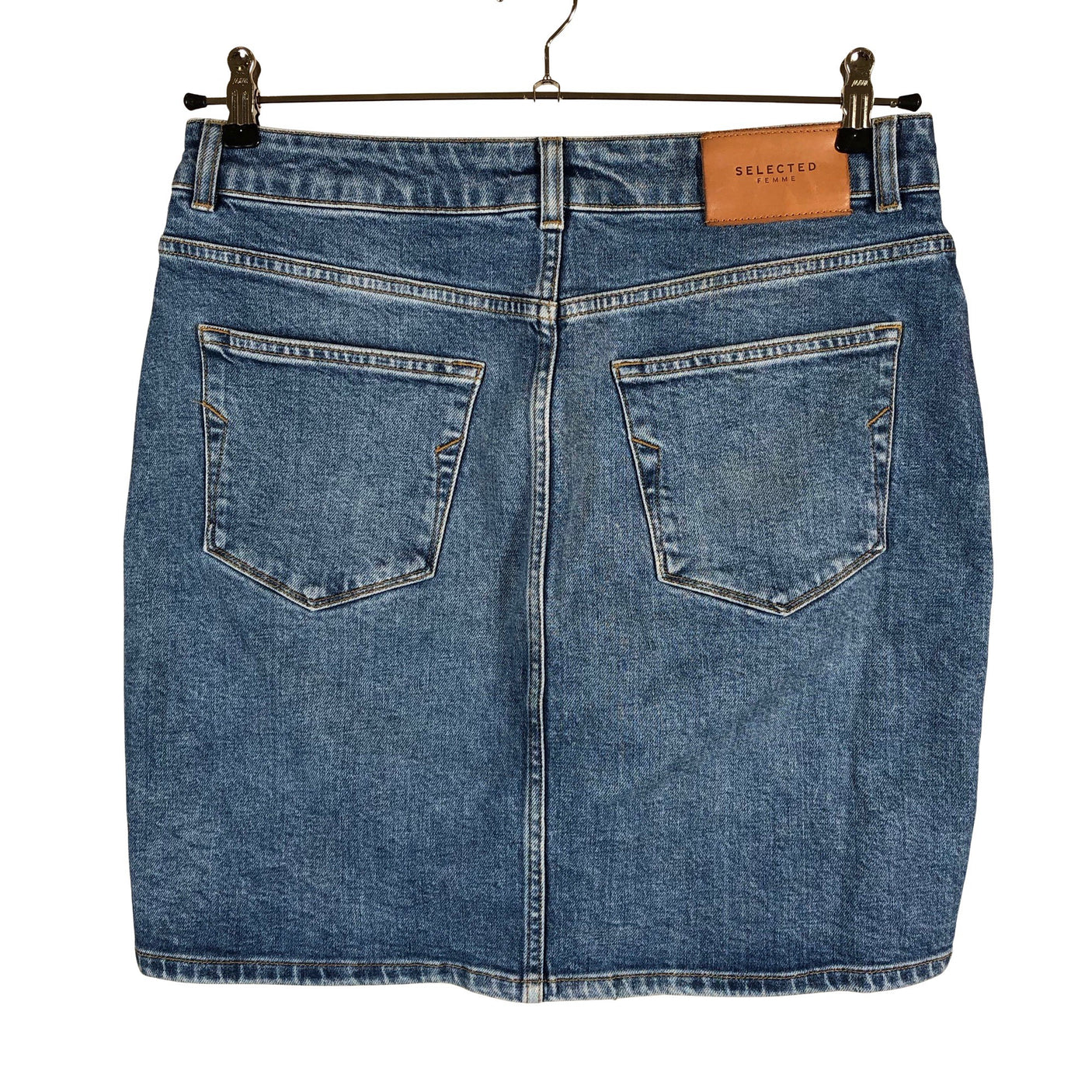 Unisex Selected - Denim skirt, size 40 - Blue (2)