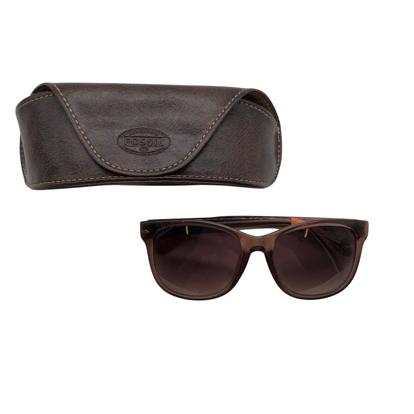 Unisex Fossil - Sunglasses, size No size - Brown (1)